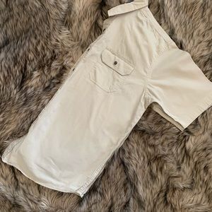 Men’s Tan Large Wrangler Button Down